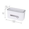 Cable Management Box Large Cable Power Plug Storage Box power strip storage box Safety Tidy Organizer Detachable Desktop Cable Organizer to Hide & Conceal Power Strips for TV Computer Hide Power Strip view 2