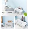 Cable Management Box Large Cable Power Plug Storage Box power strip storage box Safety Tidy Organizer Detachable Desktop Cable Organizer to Hide & Conceal Power Strips for TV Computer Hide Power Strip view 4