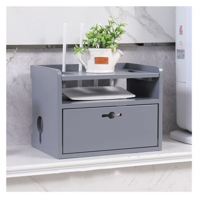 Cable Management Box Wooden Router Storage Box Multi-function Cable Management Box Large Storage Wires Keeper Holder to Hide Wires & Power Strips for TV Computer Hide Power Strips Cords ( Color : C )