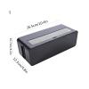 Cable Management Box Multifunctional Power Cord Storage Box Home Desk Cable Management Solution Power Strips Or Surge Protectors with Transparent Skylight for TV Computer Hide Power Strips Cords view 2