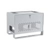 Cable Management Box Multifunctional Wireless Router Storage Box Large Cable Management Box with Cover Detachable Home Office Power Strip Storage Box, White/grey for TV Computer Hide Power Strips Cord view 1