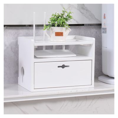 Cable Management Box Wooden Router Storage Box Multi-function Cable Management Box Large Storage Wires Keeper Holder to Hide Wires & Power Strips for TV Computer Hide Power Strips Cords ( Color : E )