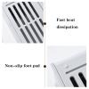 Cable Management Box Removable Cable Management Boxes Organizer Household Cable Power Plug Storage Box Cable Organizer Box with Phone Stand, White/grey for TV Computer Hide Power Strips Cords view 4
