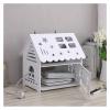 Cable Management Box Multifunctional Cable Management Box Desktop Router Storage Box Creative House Shape Cord Organizer Box to Hide & Conceal Power Strips for TV Computer Hide Power Strips Cords view 1