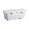 Cable Management Box Simple Power Strip Storage Box Desktop Wire Management Socket Case Safety Tidy Organizer for Wires Cables Extension Sockets Chargers and Plugs for TV Computer Hide Power Strips Co view 1