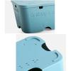 Cable Management Box Simple Power Strip Storage Box Desktop Wire Management Socket Case Safety Tidy Organizer for Wires Cables Extension Sockets Chargers and Plugs for TV Computer Hide Power Strips Co view 3