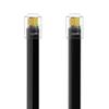 NECABLES 2Pack RJ12 Cable 10ft Phone Cord RJ12 6P6C Male to Male Straight Wired for Both Data and Voice Use Black - 10 Feet view 2