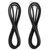 NECABLES 2Pack RJ12 Cable 10ft Phone Cord RJ12 6P6C Male to Male Straight Wired for Both Data and Voice Use Black - 10 Feet view 4