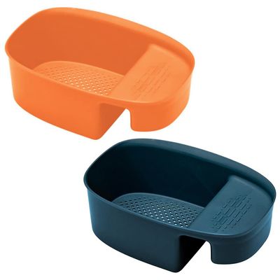 Beaupretty 2pcs Kitchen Sink Drain Baskets Easy Install Sink Drain Holders for Efficient Kitchen Storage and Washing of Fruits Vegetables and Colors