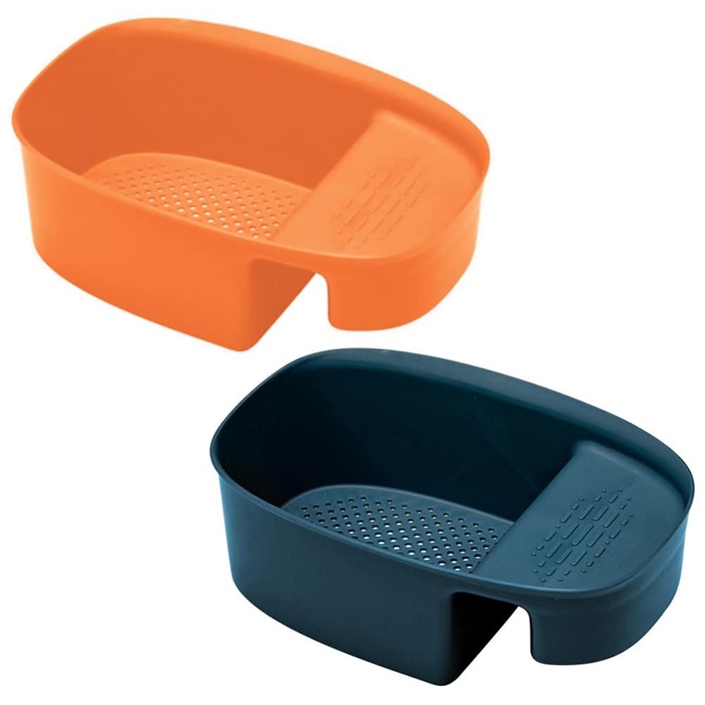 Beaupretty 2pcs Kitchen Sink Drain Baskets Easy Install Sink Drain Holders for Efficient Kitchen Storage and Washing of Fruits Vegetables and Colors