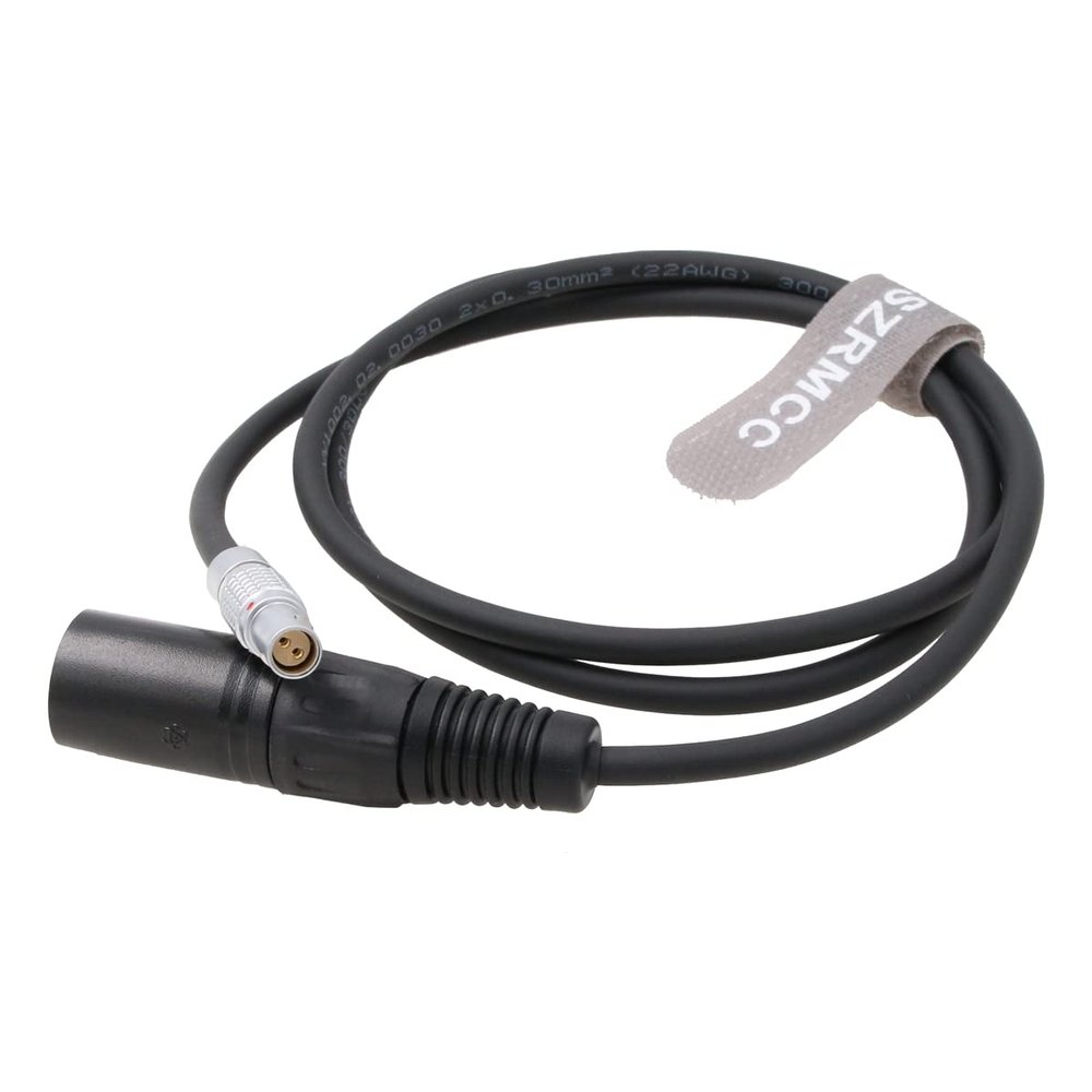 SZRMCC Komodo 2 Pin Female to Anton XLR 4 Pin Power Cable for RED Komodo Camera (1m)