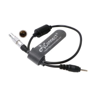AConnect DC Cable for Alexa 2.5 0.7mm DC to 2 Pin Male Cord 12inches