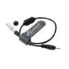 AConnect DC Cable for Alexa 2.5 0.7mm DC to 2 Pin Male Cord 12inches view 1