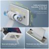 BEWISER Adjustable Tablet Wall Mount Holder, Swivel 360 Rotating, Compatible with 4.7-12.9 inch Devices, High-Grade Aluminium Alloy, White view 4