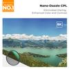 62mm Circular Polarizers Filter, K&F CONCEPT Waterproof Circular Polarizing Filter with 24 Multi-Layer Coatings CPL Filter for 62mm Camera Lens (D-Series) view 2