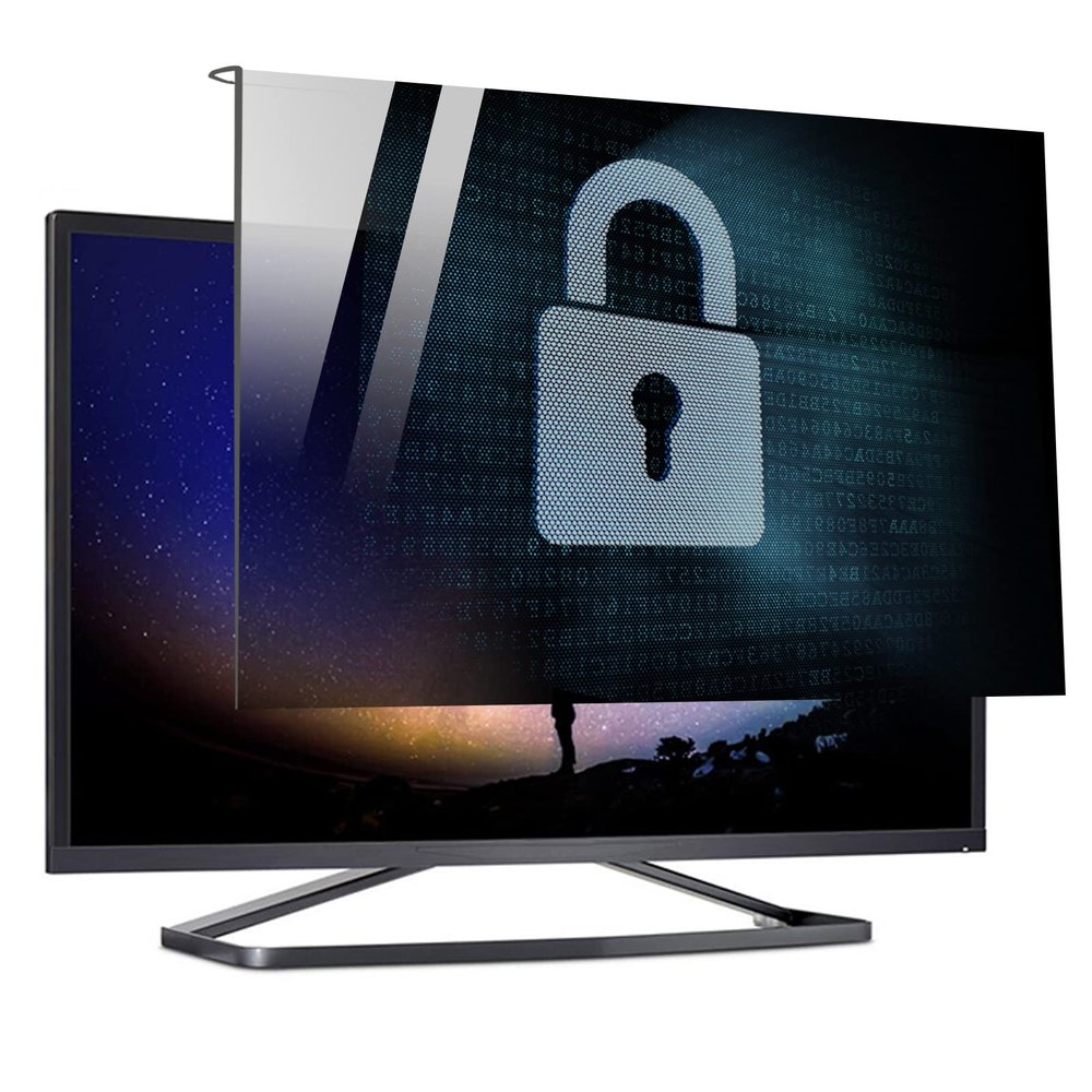JCSKY 17-32 Inch Anti Blue Light Privacy Screen Filter, Computer Privacy Screen Film for Widescreen Display, Hanging Privacy Filter Screen Protector,19.5in(445 * 260mm)