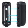 co2CREA Soft Silicone Case Replacement for JBL Flip 6 Portable Bluetooth Speaker (Black Case) view 3