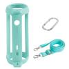 co2CREA Soft Silicone Case Replacement for JBL Flip 6 Portable Bluetooth Speaker (Teal Case) view 2
