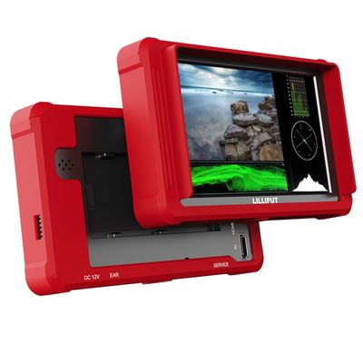 LILLIPUT On-Camera Monitor FS5 5.4 inch 60HZ 4K HDMI 2.0 3G 3D-LUT Waveform SDI Video Assist 1920x1200 Full HD with Silicone Case