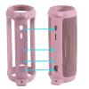 co2CREA Soft Silicone Case Replacement for JBL Flip 6 Portable Bluetooth Speaker (Pink Case) view 3