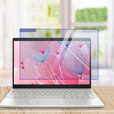 WLWLEO Anti Blue Light Laptop Screen Protector for 12-17 inch Display, Blue Light Blocking Anti-UV Filter Film, Hanging Acrylic Protector Panel,Free Installation,No Bubble,15.4 inch