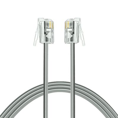 NECABLES Phone Cord 10ft Telephone Cord Phone Cable RJ11 6P4C Male to Male for Landline and Fax - 10 Feet