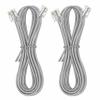 NECABLES 2Pack Phone Cord 10ft Telephone Cord Phone Cable RJ11 6P4C Male to Male for Landline and Fax - 10 Feet view 2