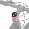Bike Stem Top Cap Mount - Garmin Mountain Bike Mount for Garmin 25 200 130 500 510 520 520 800 810 820 1000 1030, Wahoo Elemnt, Bryton, Cateye Cycling GPS Computer, Includes Bike Phone Holder (Red) view 1