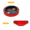 Bike Stem Top Cap Mount - Garmin Mountain Bike Mount for Garmin 25 200 130 500 510 520 520 800 810 820 1000 1030, Wahoo Elemnt, Bryton, Cateye Cycling GPS Computer, Includes Bike Phone Holder (Red) view 3