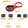 for Garmin Stem Mount - Adjustable Out Front Bike Computer Mount for Wahoo Stem, Road Cycling for Garmin Bike Computer Compatible with Wahoo Elemnt, Bryton, Cateye (Red) view 3