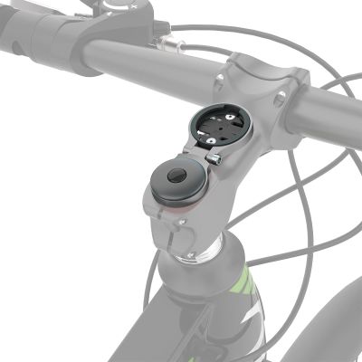 for Garmin Stem Mount - Adjustable Out Front Bike Computer Mount for Wahoo Stem, Road Cycling for Garmin Bike Computer Compatible with Wahoo Elemnt, Bryton, Cateye (Grey)