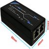 HKBTM 2 Port POE Extender POE+ Repeater 100 Meters(328 ft) Extender 1 in 2 Out Comply IEEE 802.3af/at Standard 10,100Mbps for Security POE Camera Over Cat5/Cat6 or UTP Cables view 2