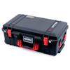 Pelican Color Case Black Pelican 1535 Air case with red Handles & latches. Comes Empty. Carry-on Size. view 2