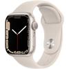 Apple Watch Series 7 (GPS, 41mm) Starlight Aluminum Case with Starlight Sport Band, Regular (Renewed) view 1