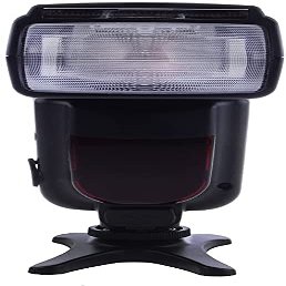 Manual LCD Display Universal Flash Speedlite Compatible with Nikon, Canon, Panasonic, Leica, Fujifilm, Pentax, Olympus, & Sony (Select Models) DSLR's