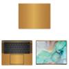 Decalrus - Protective Decal for The Dell XPS 15 9510 (15.6" Screen) Laptop Gold Texture Brushed Aluminum Vinyl Cover wrap BAdellXPS15_9510Gold view 1