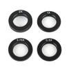 ZTBH Microscope Accessories Kit 0.5X 0.75X 1X 1.5X 2.0X Auxiliary Objective Glass Lens Microscope Slides (Diameter : 4pcs) view 1