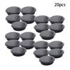 2.36" Desk Grommet Plastic 60mm Cable Hole Cover Cord Desk Grommets Arrange Wires Organizer for Home Office Desk Cable Cord Black 20Pcs, (Bettomshin) view 3
