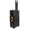 Black & Yellow Pelican 1615 Air case with TrekPak Dividers & Mesh lid Organizer. view 2