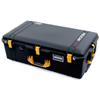 Black & Yellow Pelican 1615 Air case with TrekPak Dividers & Mesh lid Organizer. view 3