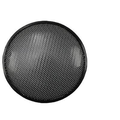 Bettomshin 2Pcs 12inch /307mm Speaker Grill Mesh Decorative Circle Woofer Guard Protector Cover Audio Accessories Black