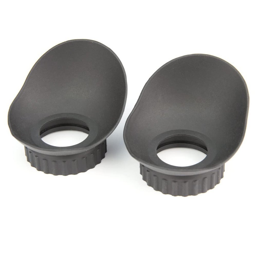 ZTBH Microscope Accessories Kit 2PCS Rubber Stereo Microscope Eye Guards 32.5-45.5mm Microscope Slides