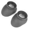 ZTBH Microscope Accessories Kit 2PCS Rubber Stereo Microscope Eye Guards 32.5-45.5mm Microscope Slides view 3