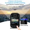 JieSuDa N9 Body Camera, 1296P Body Wearable Camera, 128G Memory, Police Body Camera with Audio, Lightweight and Portable, 10HR Battery Life, Clear Night Vision, for Home/Outdoor/Law Enforcement view 2