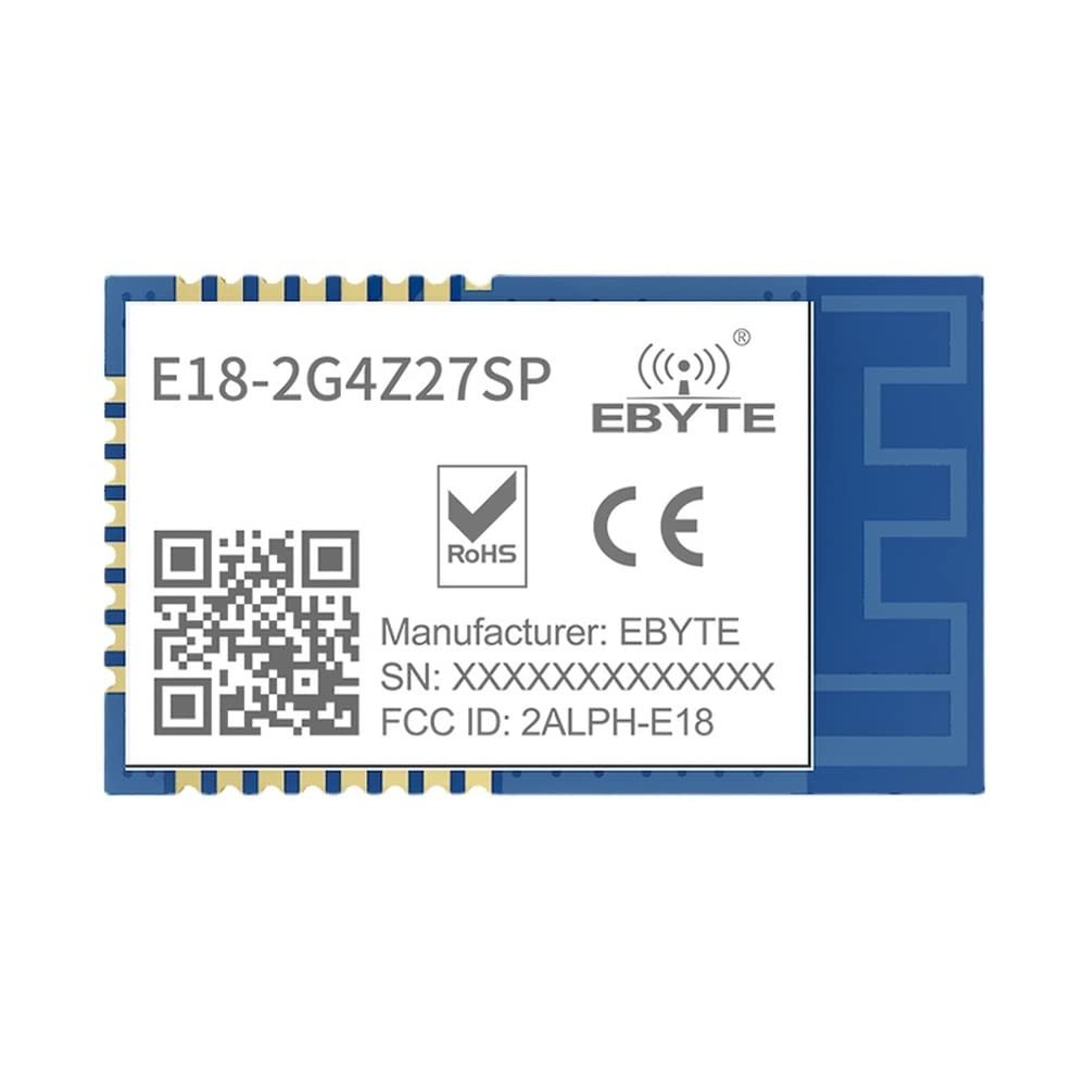 CC2530 ZigBee 3.0 Ad Hoc Mesh Network Wireless Module E18-2G4Z27SP 2.4GHz 27dBm PA+LNA SMD PCB Antenna Zigbee Module for Smart Home