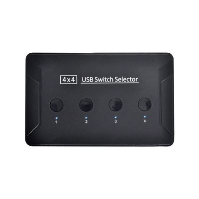 Cablecc KVM USB 3.0 Switch Selector 4 Port PCs Sharing 4 Devices for Keyboard Mouse Scanner Printer