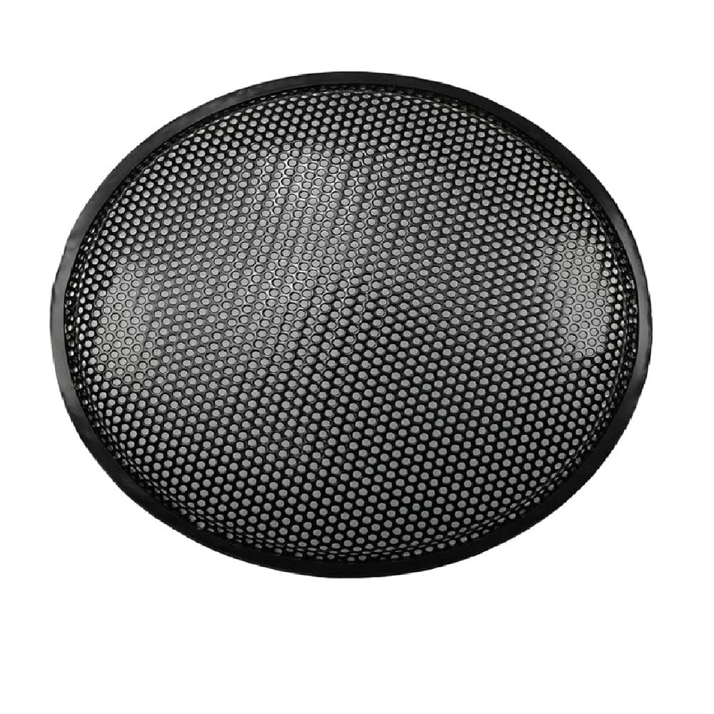 2 Pcs Speaker Grill Mesh, 12" /307mm Decorative Circle Woofer Guard Protector Cover Audio Accessories Black, Aicosineg