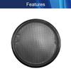 2 Pcs Speaker Grill Mesh, 12" /307mm Decorative Circle Woofer Guard Protector Cover Audio Accessories Black, Aicosineg view 4