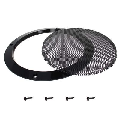 1Pcs Speaker Grills, 6.5" Speaker Grill Mesh Decorative Circle Subwoofer Guard Protector Cover Audio Accessories Black Metal Trim,Aicosineg