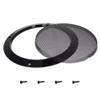1Pcs Speaker Grills, 6.5" Speaker Grill Mesh Decorative Circle Subwoofer Guard Protector Cover Audio Accessories Black Metal Trim,Aicosineg view 1